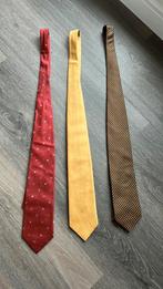 3 zijden stropdassen, Ophalen of Verzenden, Zo goed als nieuw, Overige kleuren