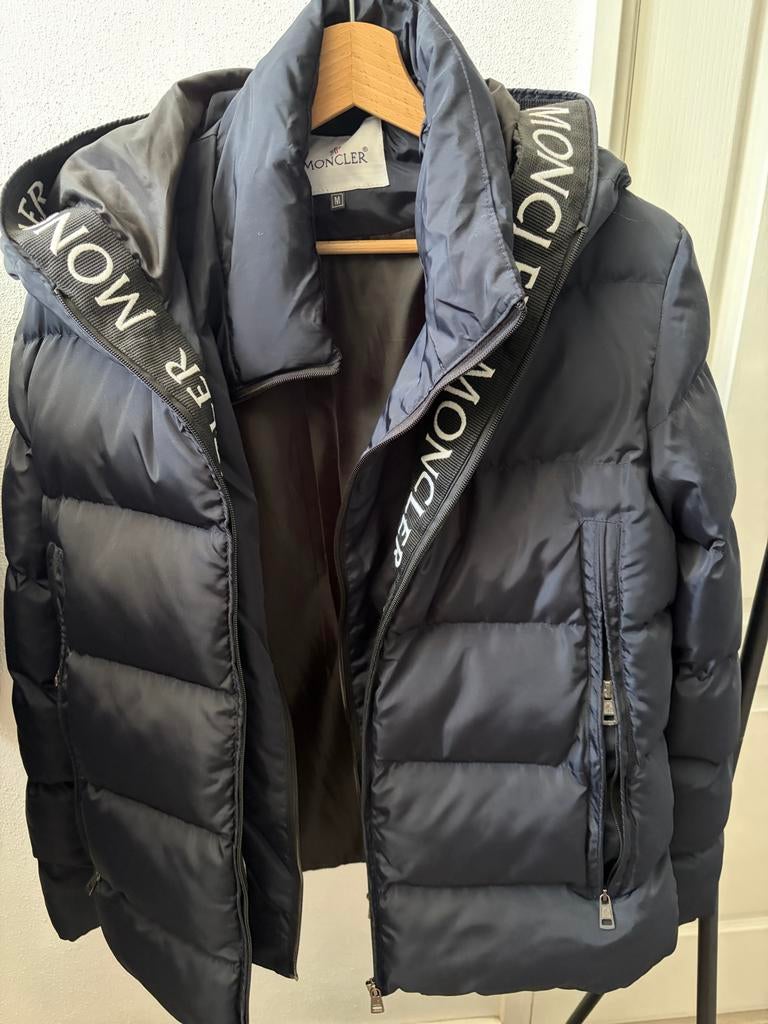 Moncler Grenoble Performance & Style Donsjack Maat M, Ophalen of Verzenden, Zo goed als nieuw, Maat 48/50 (M), Blauw