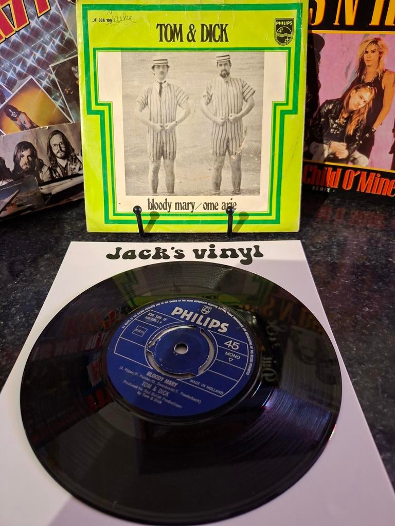 Tom & Dick - Bloody Mary / Ome Arie (Philips Single)1969, Ophalen of Verzenden, Gebruikt