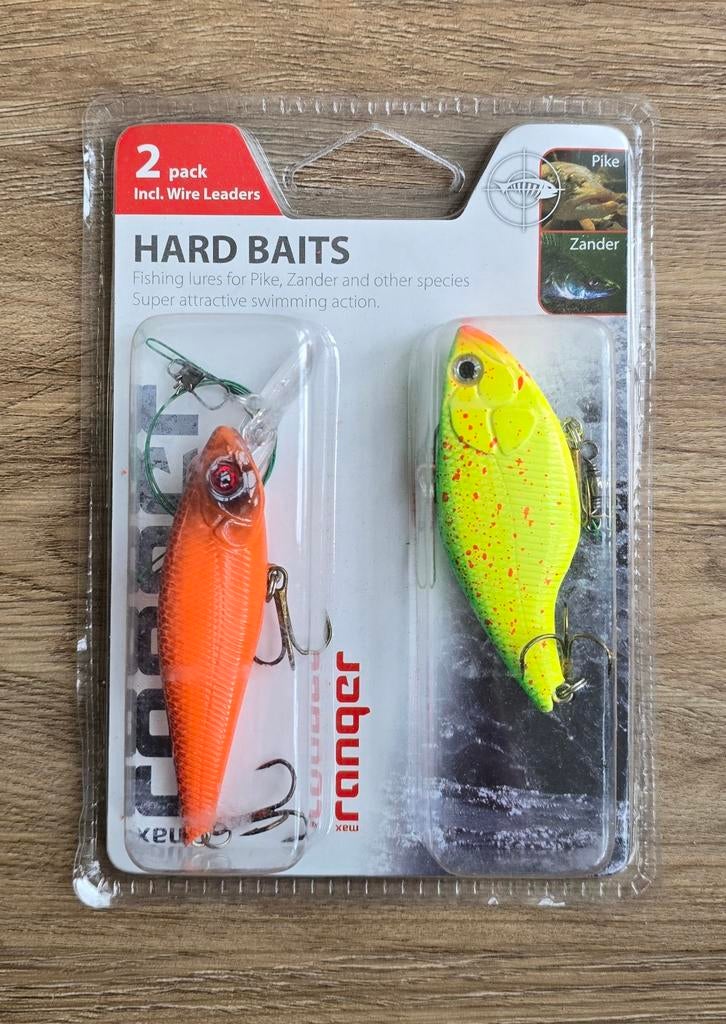 2-pack Hard Baits kunstaas voor snoek, snoekbaars, baars, Ophalen of Verzenden