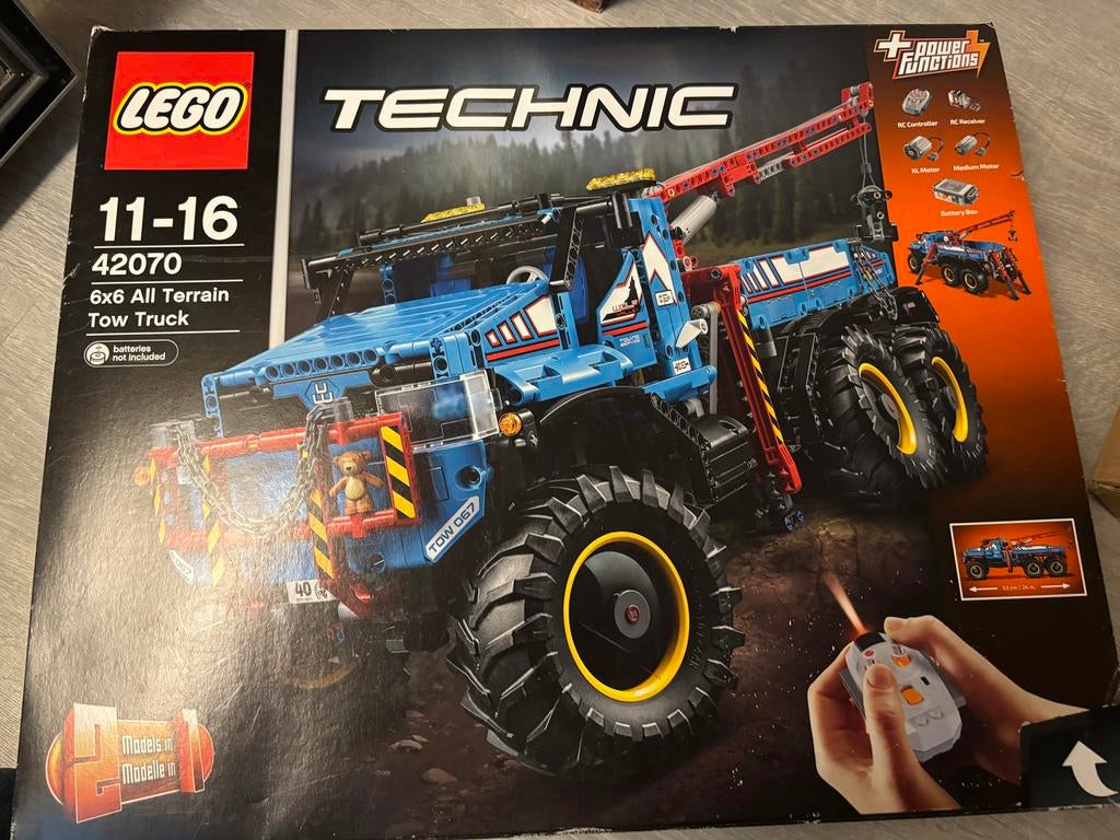 Lego Technic 42070 6x6 All Terrain Tow Truck, Kinderen en Baby's, Speelgoed | Duplo en Lego, Ophalen of Verzenden, Zo goed als nieuw