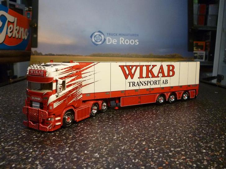 Tekno Scania Wikab met certificaat, Hobby en Vrije tijd, Modelauto's | 1:50, Nieuw, Bus of Vrachtwagen, Tekno, Ophalen of Verzenden