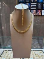 18KT Goud - 24 Gram - Ketting -Armband - Cuban