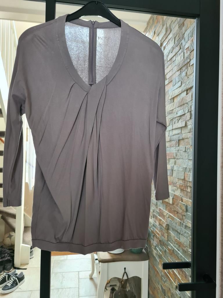Te koop Dames shirt, merk Summum Woman, maat M, kleur grijs, Kleding | Dames, Tops, Maat 38/40 (M), Summum Woman, Ophalen of Verzenden