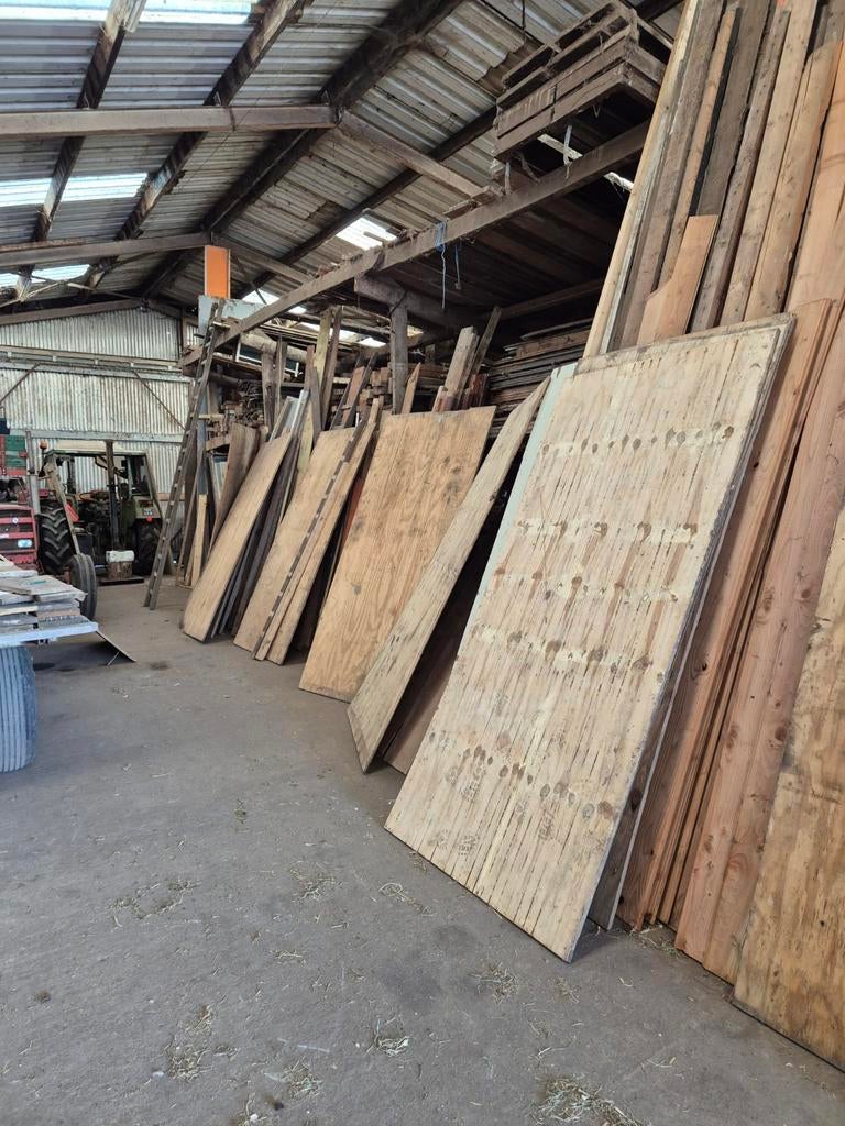 Underlayment platen, Doe-het-zelf en Verbouw, Platen en Panelen, Ophalen, Gebruikt, Hout