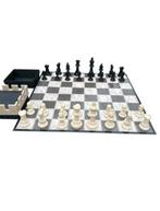 Schaakbord inklapbaar met opbergvak en schaakstukken, Een of twee spelers, Ophalen of Verzenden, Nieuw