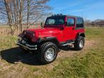Jeep Wrangler 4.0i HO Hardtop AUT 4WD 1995 Rood, Auto's, 450 kg, 1520 kg, 2500 kg, Origineel Nederlands