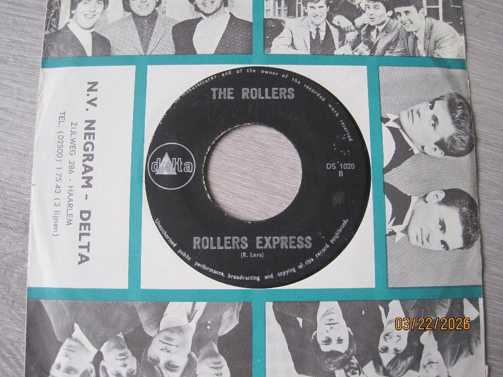 The Rollers  -  Violletta  /  Rollers express, Gebruikt, 7 inch, Single, Ophalen of Verzenden