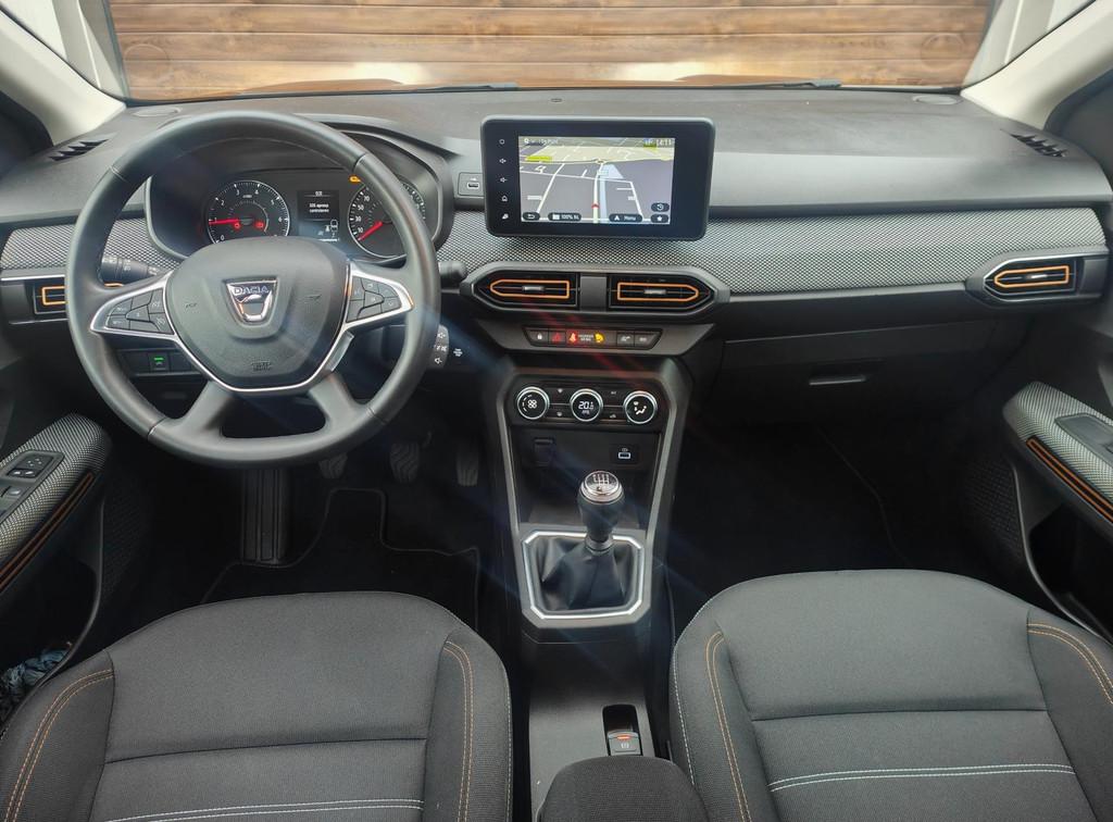 Dacia Sandero Stepway 1.0 TCe Bi-Fuel model 2021Navi - Camer, Auto's, Stof, Gebruikt, Zwart, Overige kleuren