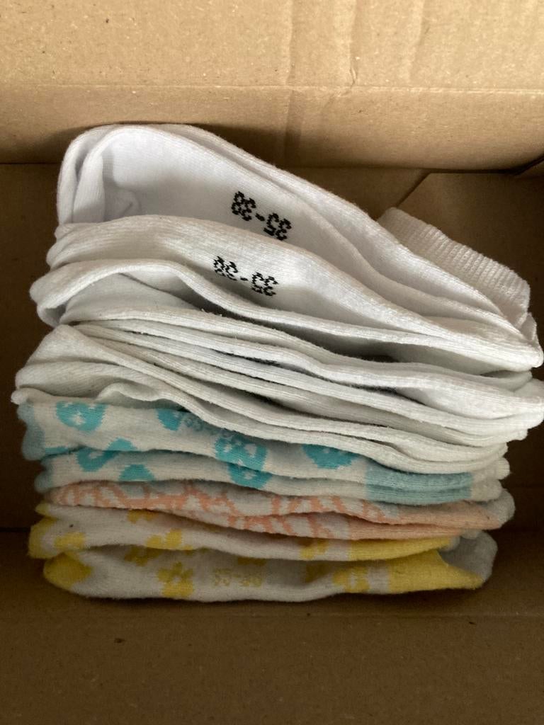 Acht paar sokjes 35-38 gedragen en ongedragen, Ophalen of Verzenden, Zo goed als nieuw, Maat 35 t/m 38, Sokken en Kniesokken