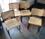 Vier eettafel stoelen, Cesca, ontworpen door Breuer, Ophalen, Gebruikt, Vier