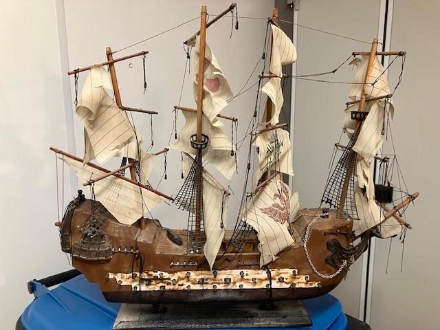 Historische spaanse model schepen set van 4, Hobby en Vrije tijd, Modelbouw | Boten en Schepen, Gebruikt, Ophalen