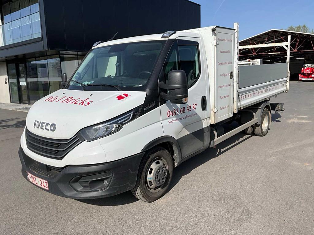 2023 Iveco Daily 35C18 Kipper, Auto's, Automaat, Gebruikt, Overige carrosserieën, Bedrijf