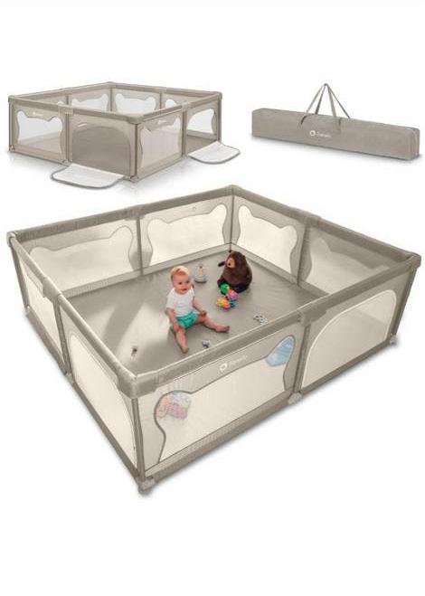 Lionelo Willow XL grondbox beige 187x207x68cm, Ophalen, Zo goed als nieuw, Rechthoekig