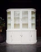 Ronde Buffetkast | Witte Servieskast | Winkelkast  #0399, Niet ingevuld, 200 cm of meer, Niet ingevuld, Ophalen of Verzenden