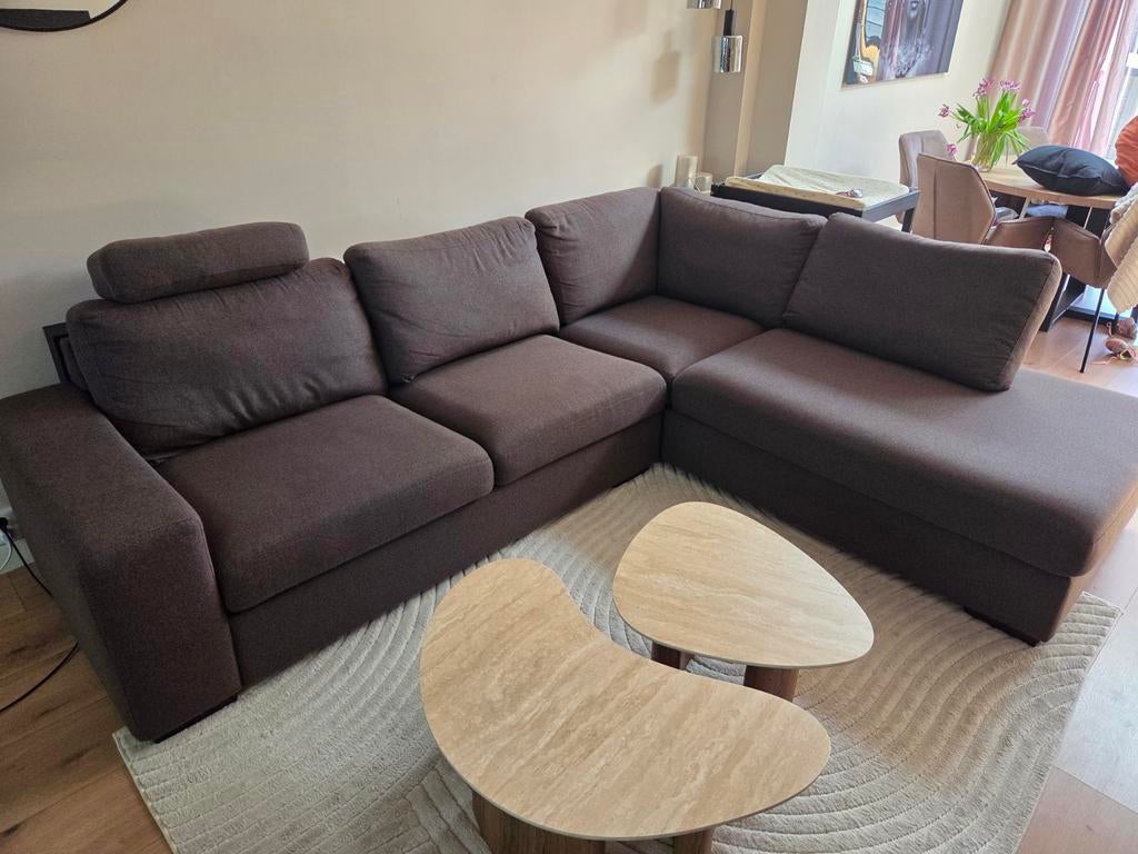 Hoekbank - GERESERVEERD, Ophalen, Zo goed als nieuw, Stof