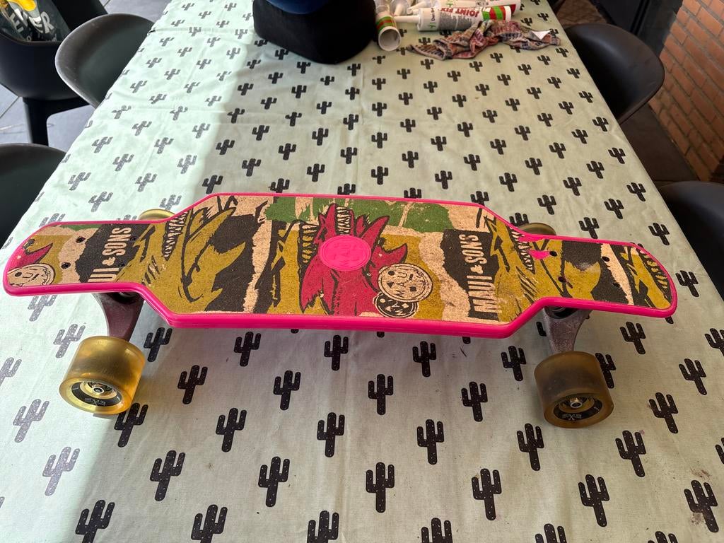 Maui & Sons longboard, Sport en Fitness, Skateboarden, Ophalen of Verzenden, Gebruikt, Skateboard, Longboard
