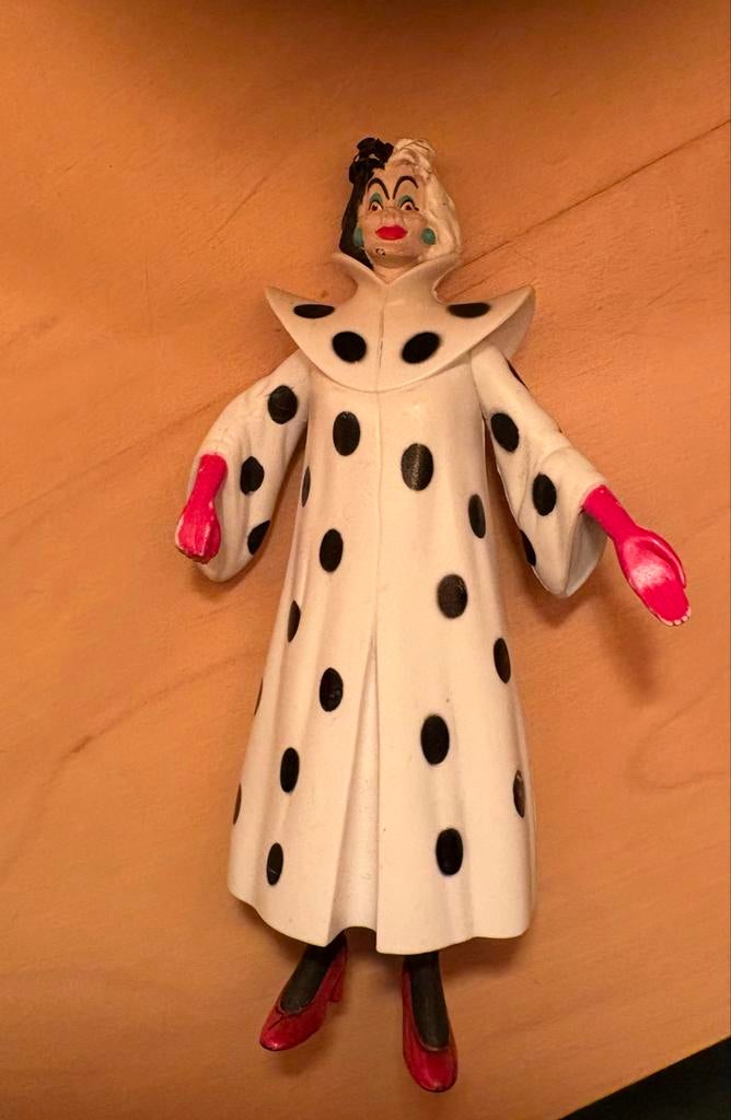 Cruella De Vil Figuur - 101 Dalmatiërs Disney, Verzamelen, Poppetjes en Figuurtjes, Ophalen of Verzenden, Gebruikt