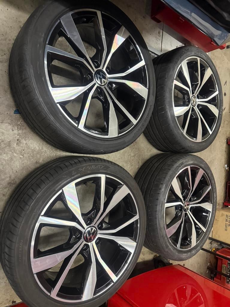 Volkswagen 19 inch t-roc misano org velgen touran golf caddy, 19 inch, Gebruikt, Banden en Velgen, Ophalen of Verzenden