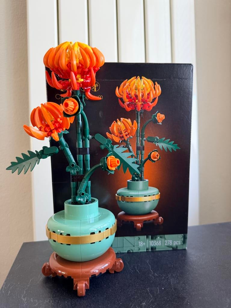 LEGO Botanische Collectie Chrysant (10368), Overige thema's, Lego, Ophalen of Verzenden, Zo goed als nieuw