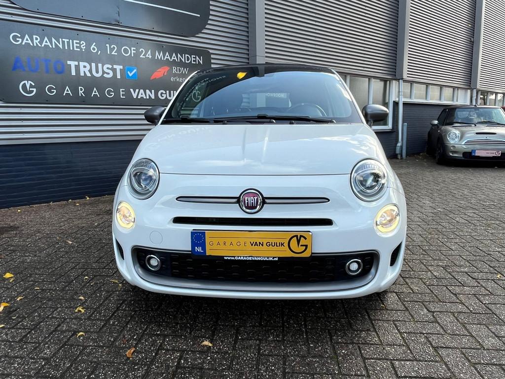 Fiat 500 1.2 Cabrio 69PK Trekhaak,CarPlay,Airco,Cruise,Isofi, Voorwielaandrijving, Gebruikt, 4 cilinders, 4 stoelen