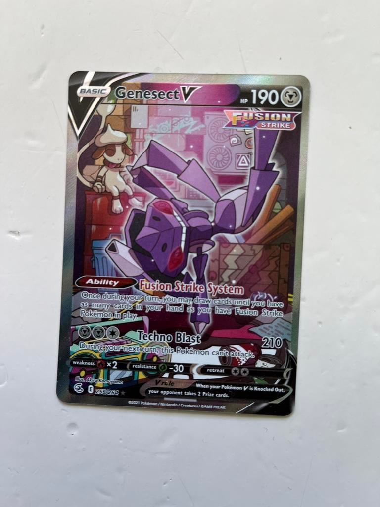 Genesect V #255 Pokemon Fusion Strike, Ophalen, Zo goed als nieuw