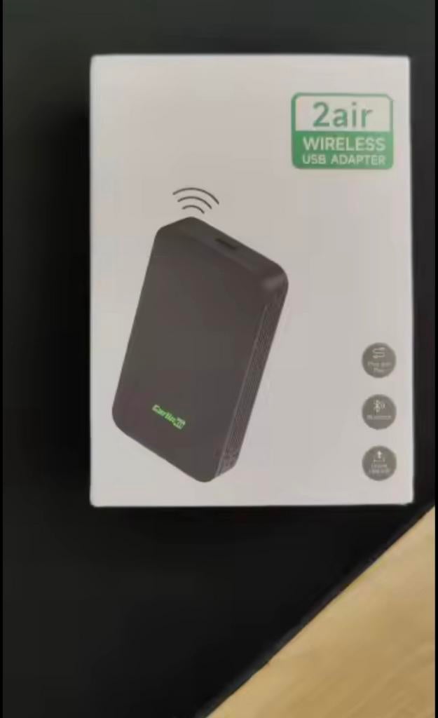 CarlinKit 2air Draadloze USB Adapter voor Apple CarPlay, Auto diversen, Auto-accessoires, Ophalen of Verzenden, Zo goed als nieuw