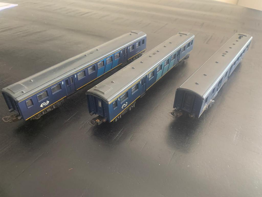 3x NS passagiers rijstellen, Gebruikt, Verzenden, Wagon, Piko