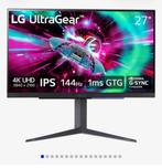 LG UltraGear 4K 144Hz monitor, Gaming, IPS, 101 t/m 150 Hz, Ophalen of Verzenden
