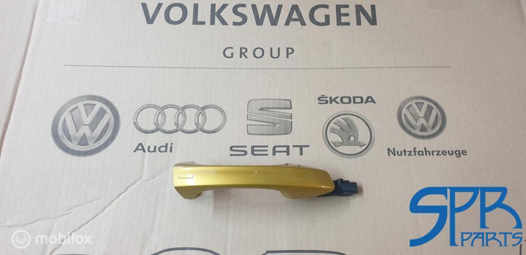 GOLF 7 LR1X KEYLESS Deurgreep Rechtsvoor GREEP 5G0837206Q, Gebruikt, Volkswagen, Ophalen of Verzenden, Volkswagen