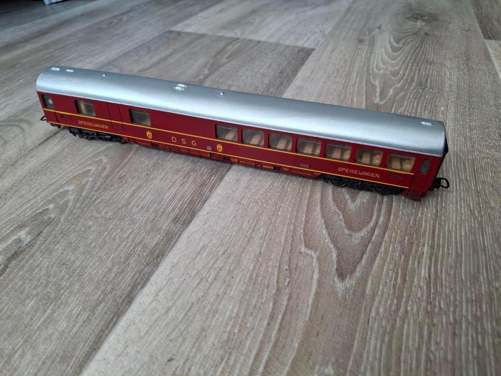 Lima HO DSG speisewagen DB-DRG, Wisselstroom, Gebruikt, Wagon, Ophalen of Verzenden