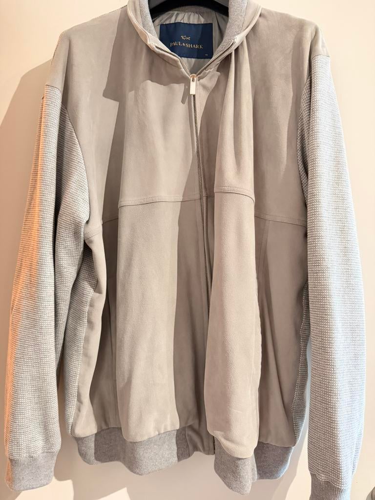 Paul & Shark netjes jasje met suede., Kleding | Heren, Ophalen of Verzenden, Nieuw, Overige maten, Grijs