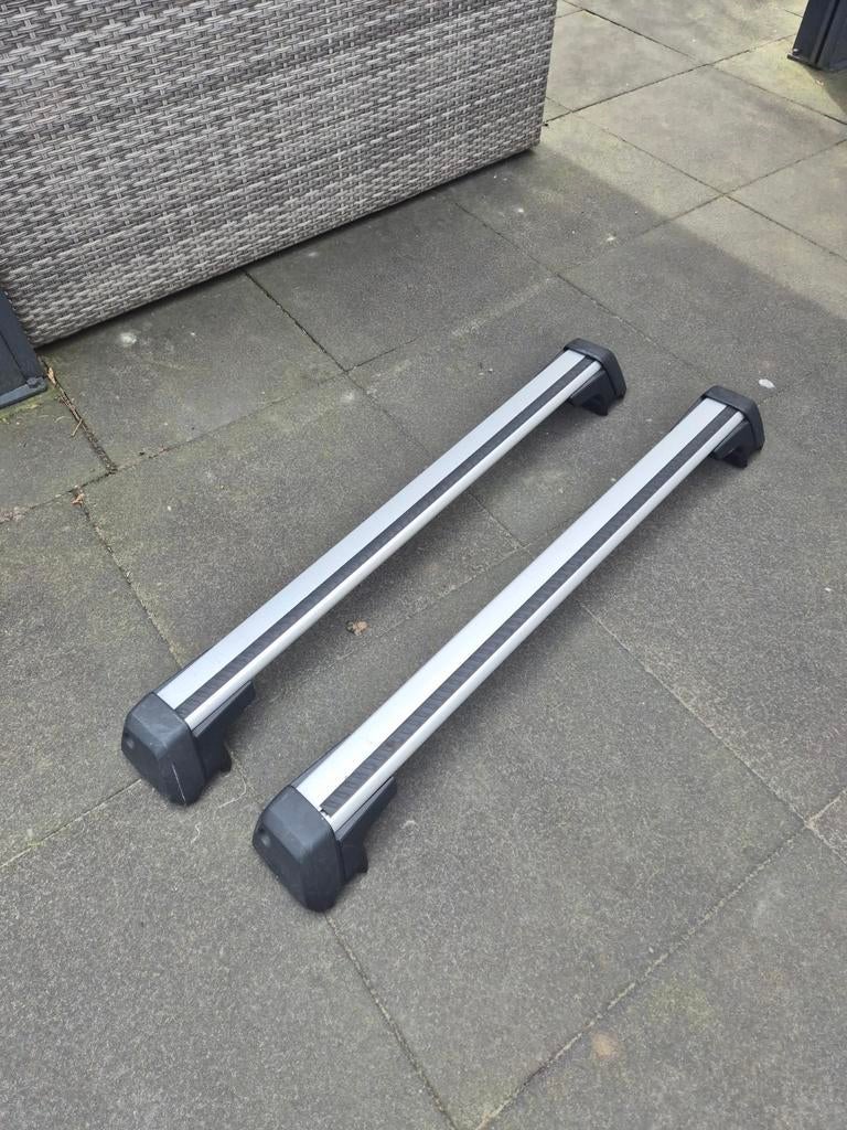 Originele Volvo dakdragers / dak koffer rails, Ophalen, Gebruikt