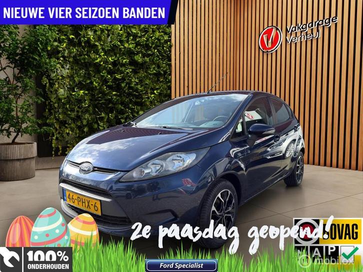 Ford Fiesta 1.25 Trend|82Pk|5Drs|Airco|Boekjes|Nap, Auto's, Ford, Bedrijf, Te koop, Fiësta, ABS, Airbags, Airconditioning, Alarm
