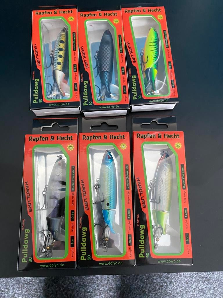NIEUW Doiyo Pulldawg 9cm 12,8gr Top water., Watersport en Boten, Hengelsport | Roofvissen, D, Overige typen, Nieuw, Ophalen of Verzenden