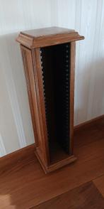 Vintage eiken CD rek, Ophalen, Gebruikt, 25 tot 75 discs, Cd's
