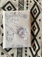 Zelfgemaakt Pokémon pakje (15 kaarten) + Holo, Ophalen of Verzenden, Gebruikt, Meerdere kaarten, Foil