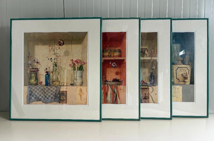 De Vier Jaargetijden volgens Matthijs Roling, Huis en Inrichting, Woonaccessoires | Schilderijen, Tekeningen en Foto's, Zo goed als nieuw