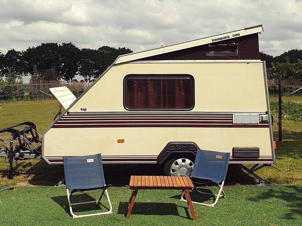 Schitterende Kip Kompakt 300 (1982), Luifel, Kip, Tot en met 2, Treinzit