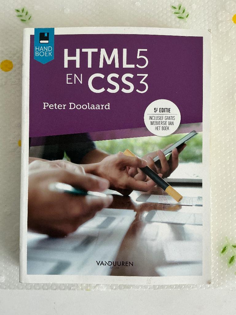Handboek HTML5 en CSS3 (5e editie) - Peter Doolaard, Verzenden, Zo goed als nieuw, Internet of Webdesign, Peter Doolaard