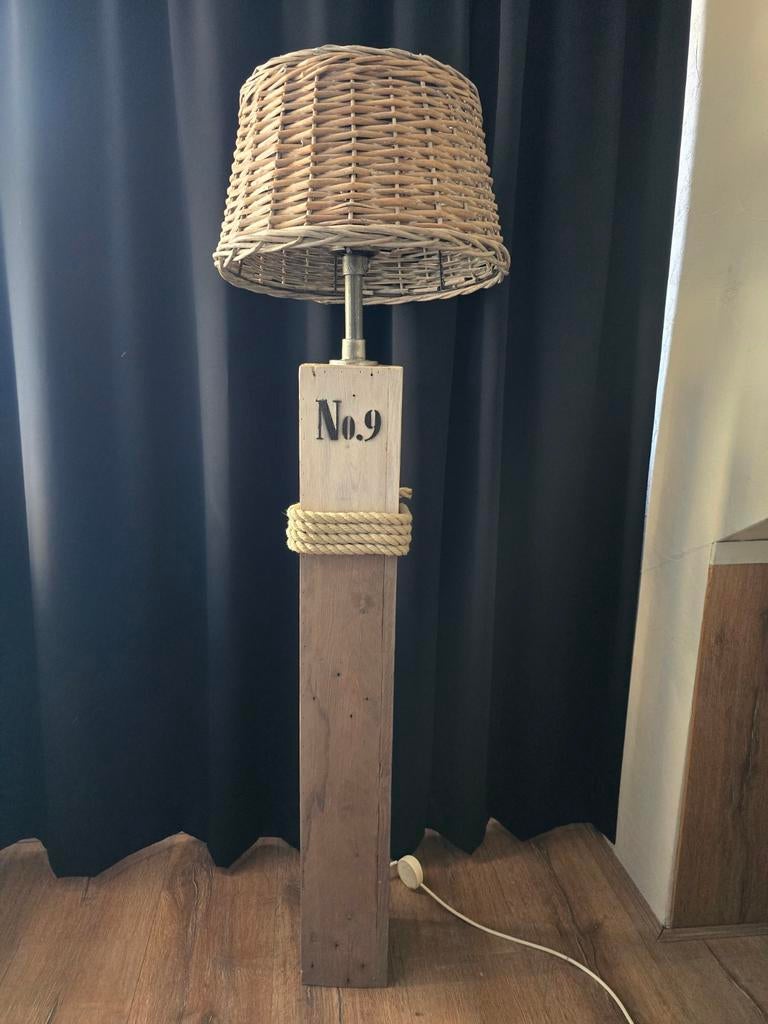 Staande lamp dokpaal, Ophalen of Verzenden, 150 tot 200 cm