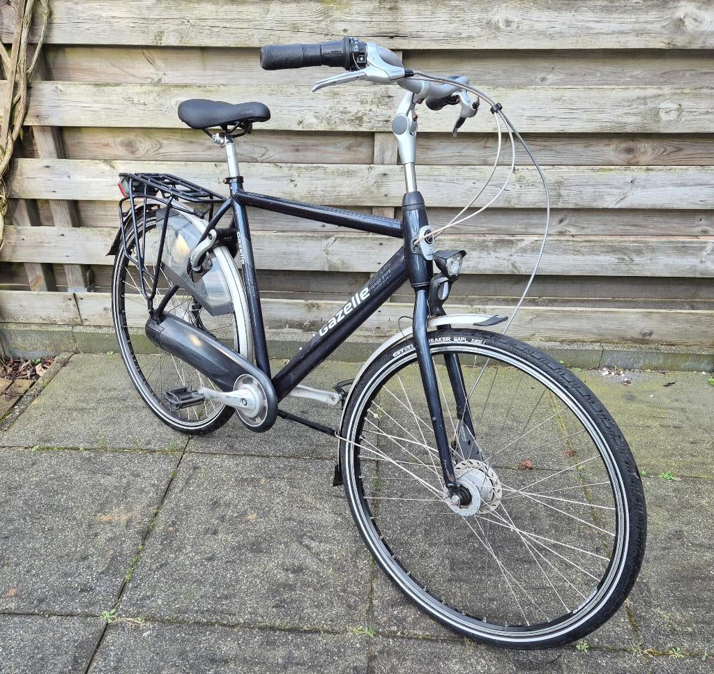 Gazelle heren stadsfiets, Fietsen en Brommers, Fietsen | Heren | Herenfietsen, Ophalen, Gebruikt, Versnellingen, 57 tot 61 cm