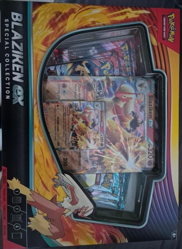 Blaziken EX special collection, Ophalen of Verzenden, Zo goed als nieuw, Meerdere kaarten, Foil