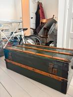 Antieke kist/hutkoffer/steamer trunk, Ophalen, Gebruikt, 50 tot 100 cm, Minder dan 50 cm