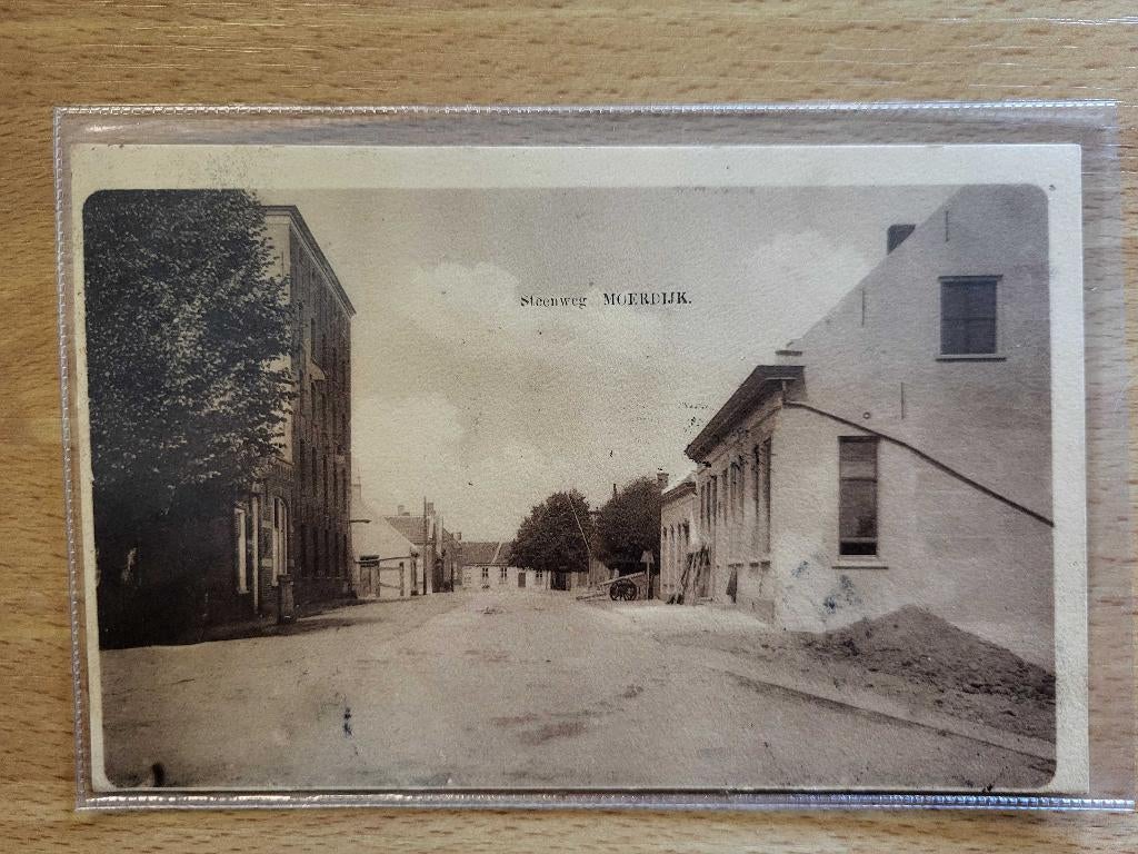ansicht FOTOKAART MOERDIJK, Verzamelen, Ansichtkaarten | Nederland, Verzenden, Voor 1920, Noord-Brabant