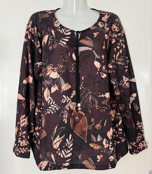 Punto Roma top maat 48[v], Kleding | Dames, Bruin, Maat 46/48 (XL) of groter, Ophalen of Verzenden, Zo goed als nieuw