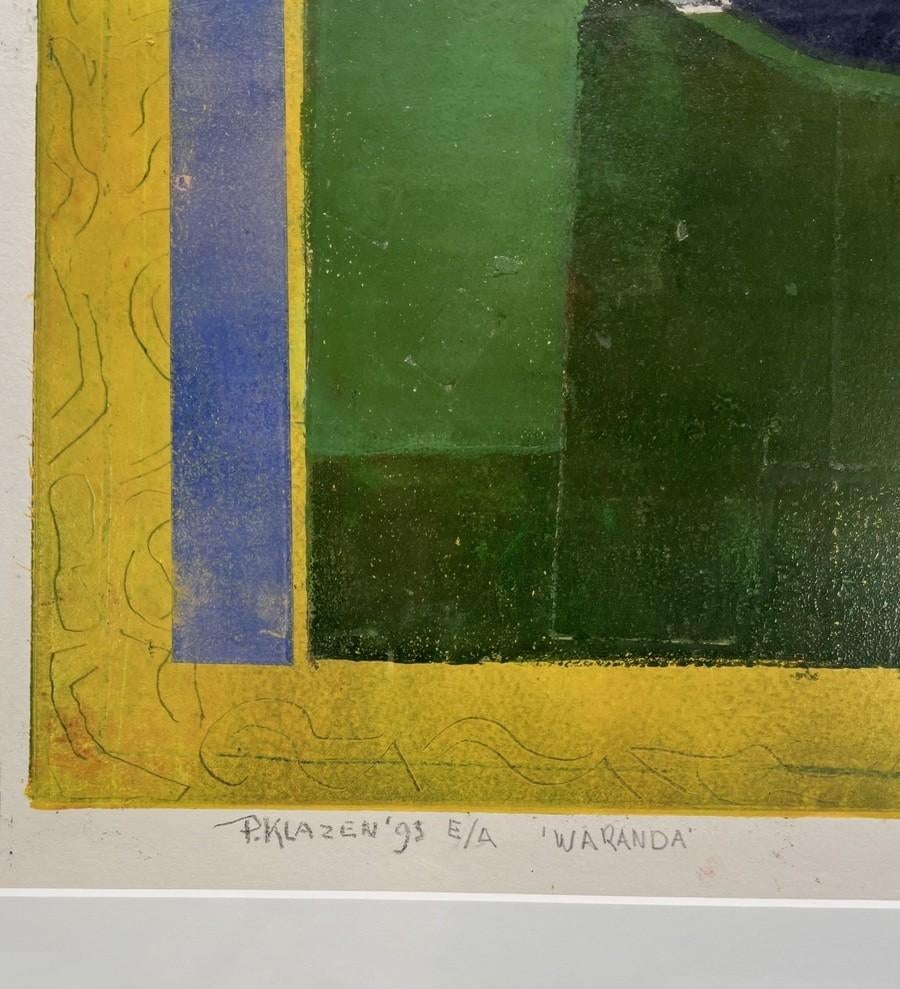 1083. Zeefdruk, Pieter Klazen - "Waranda", 1993, Ophalen of Verzenden