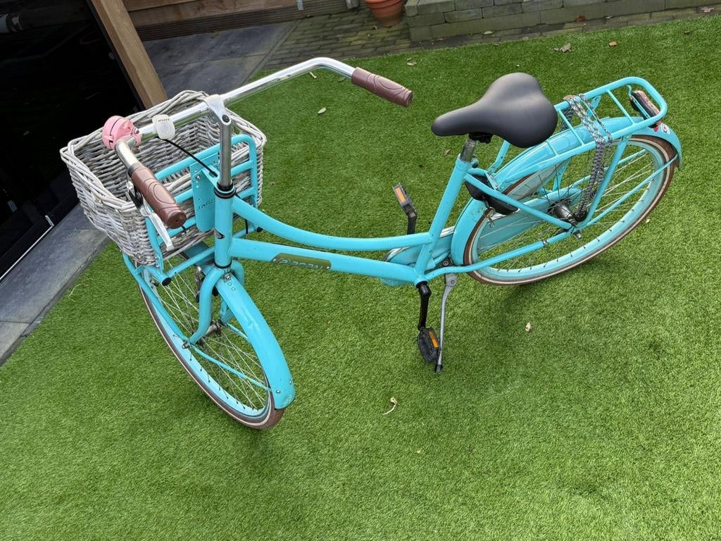 Leuke meisjes fiets met mandje 26 inch, Ophalen, Gebruikt, 26 inch of meer