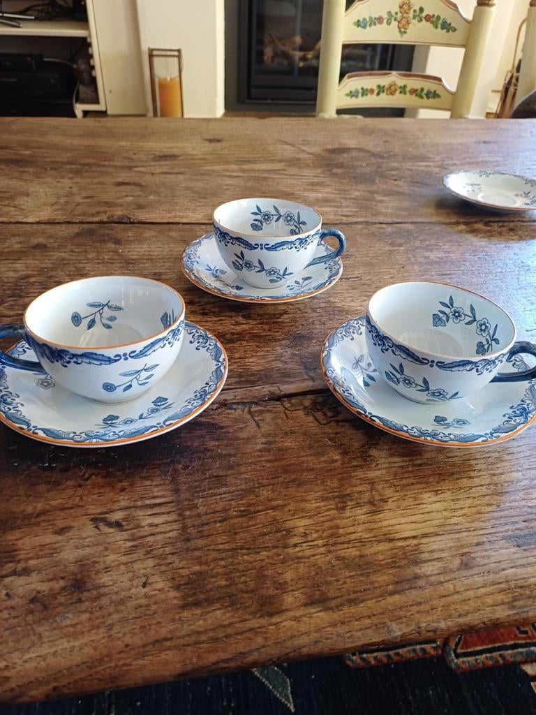 Rörstrand Ostindia theekopjes met schotels, Ophalen of Verzenden