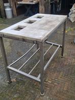 RVS snijtafel, Ophalen, Gebruikt